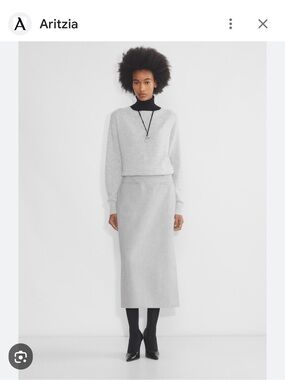 Aritzia - Babaton - Talent Skirt - Size 0 - Light Grey NWT